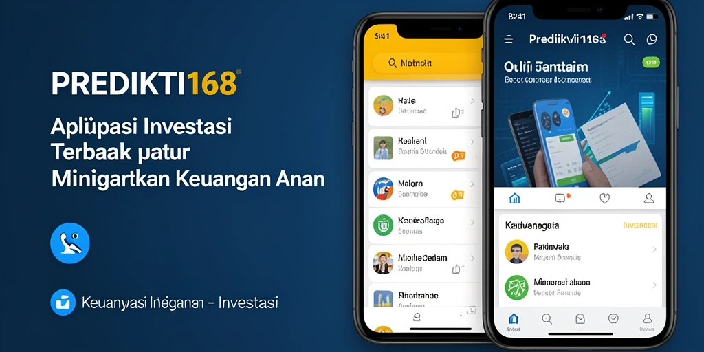 Antarmuka modern PREDIKSI168 dengan fitur Investasi yang lengkap.