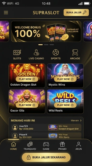 Tampilan link alternatif supraslot